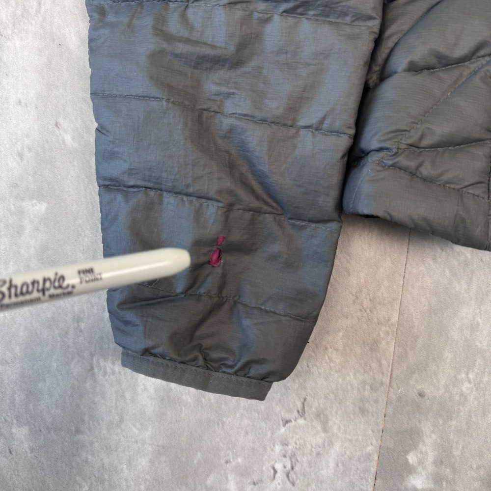 Patagonia Down Sweater Puffer Jacket Womens XS Gray Outdoor Gorp Granola Winter - Picture 8 of 11